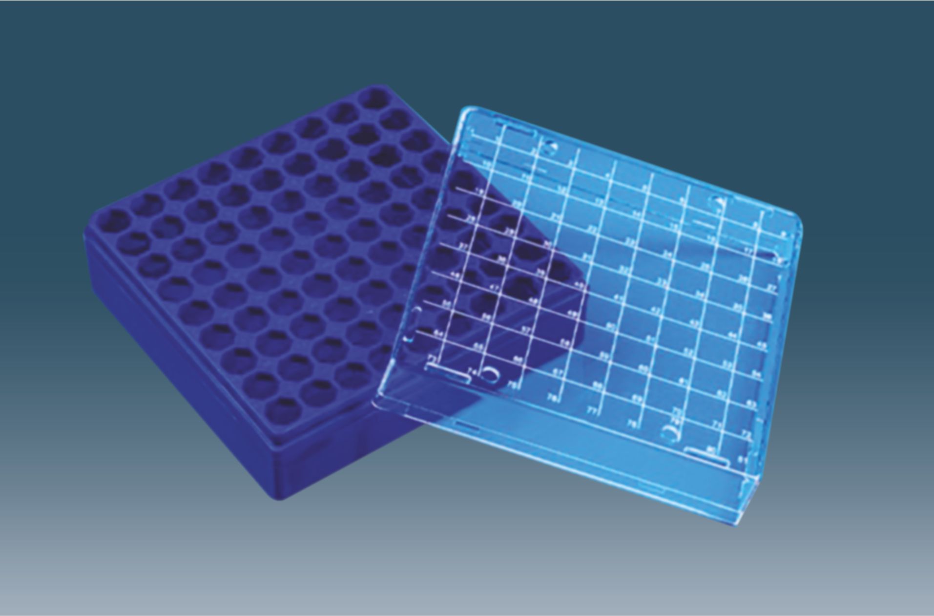 Multi Purpose Storage Box PC  Polycarbonate for 1ml & 1.8ml Cryo Vials & Micro Centrifuge Tube